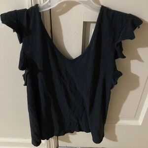 Billabong flutter sleeve top